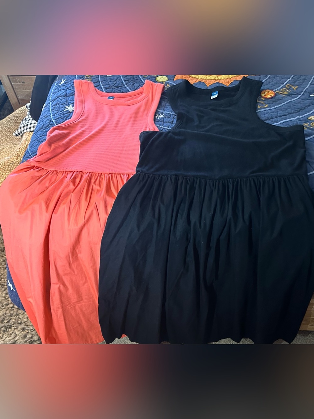 Pair of old navy tank dresses XXL